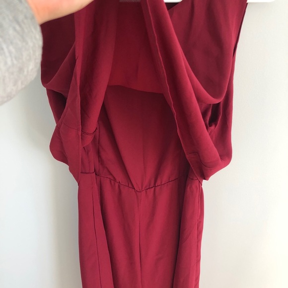 NWOT Flowy Chiffon Wide Leg Jumpsuit - Picture 3 of 5